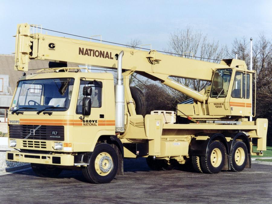  Volvo FL7 Grove NS 1200 Crane 1985 года  (UK) (фото 2 из 2)